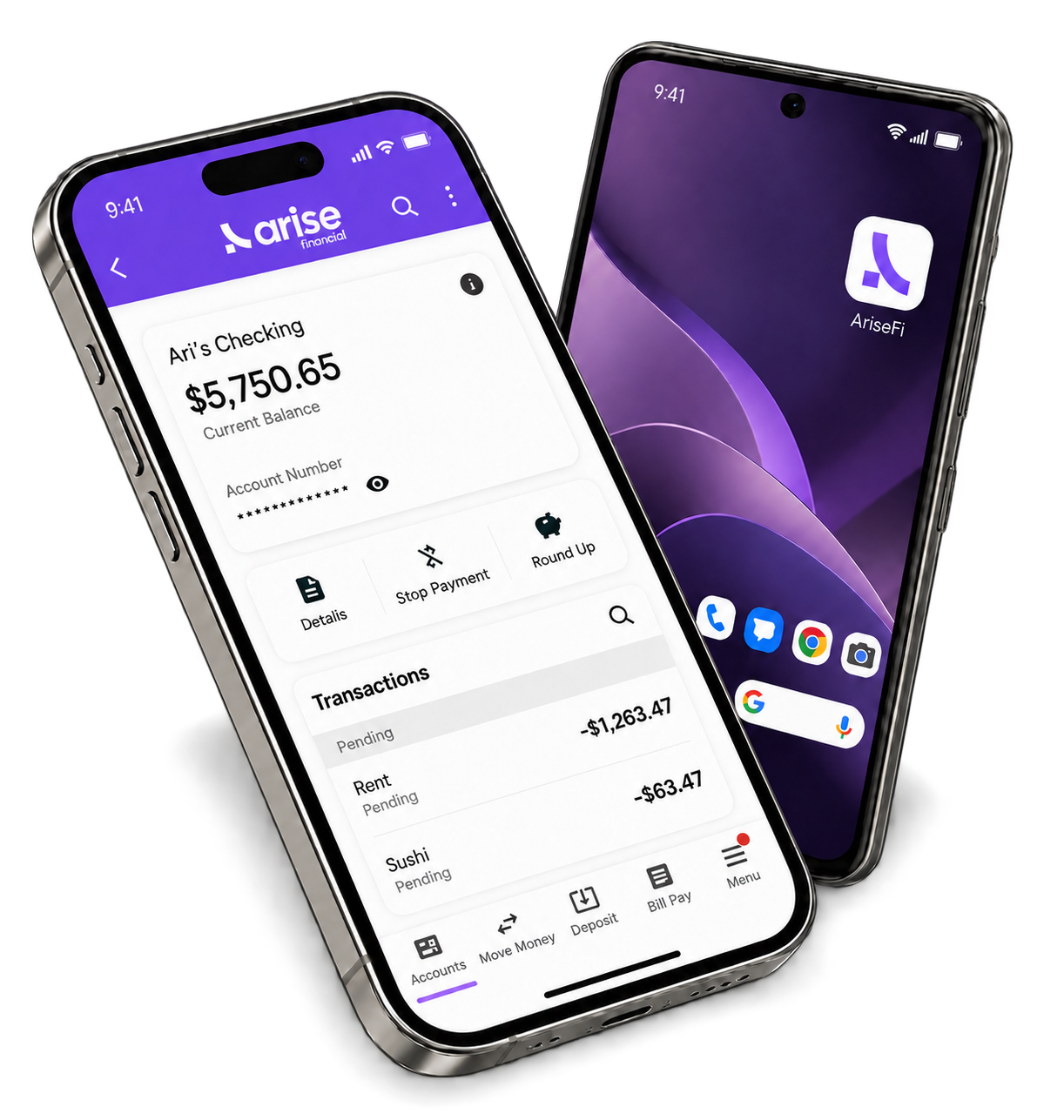 Ari’s Checking on Two Phones