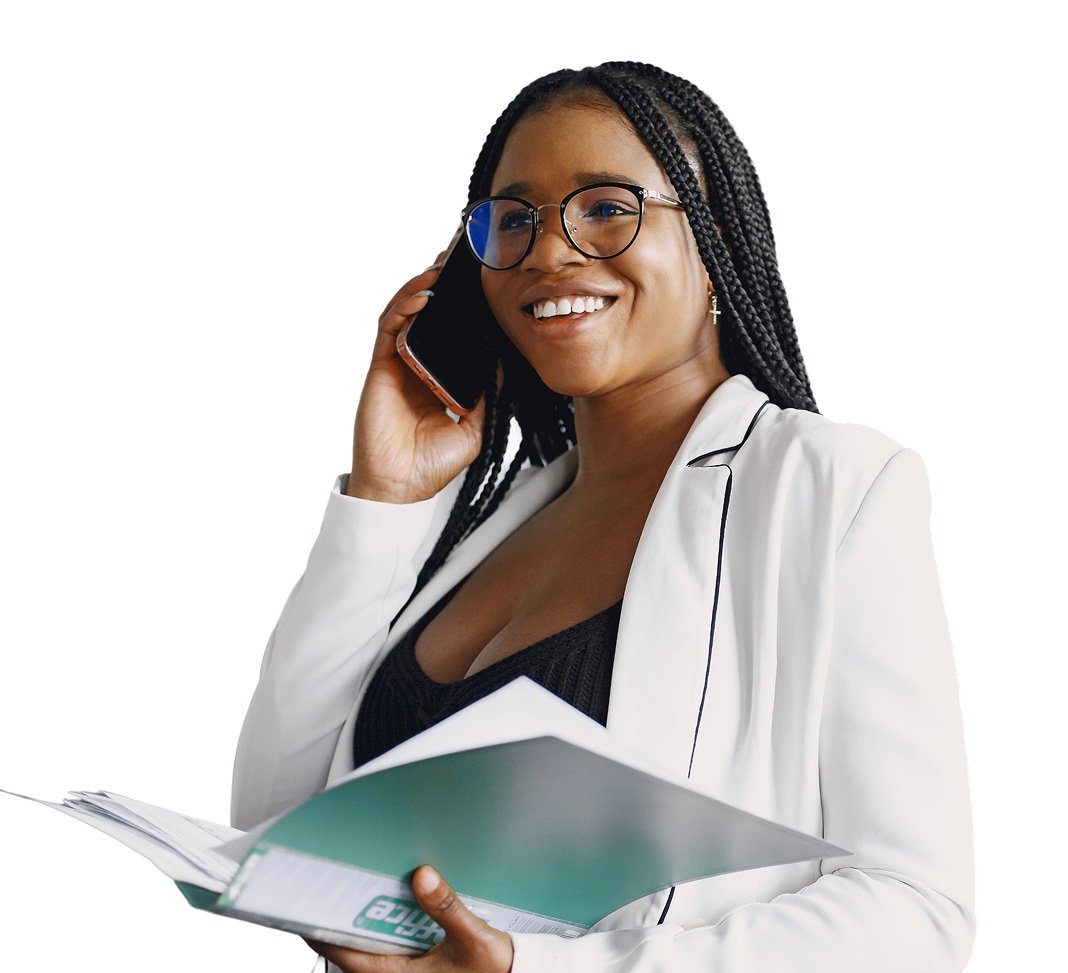 Member reviewing documents